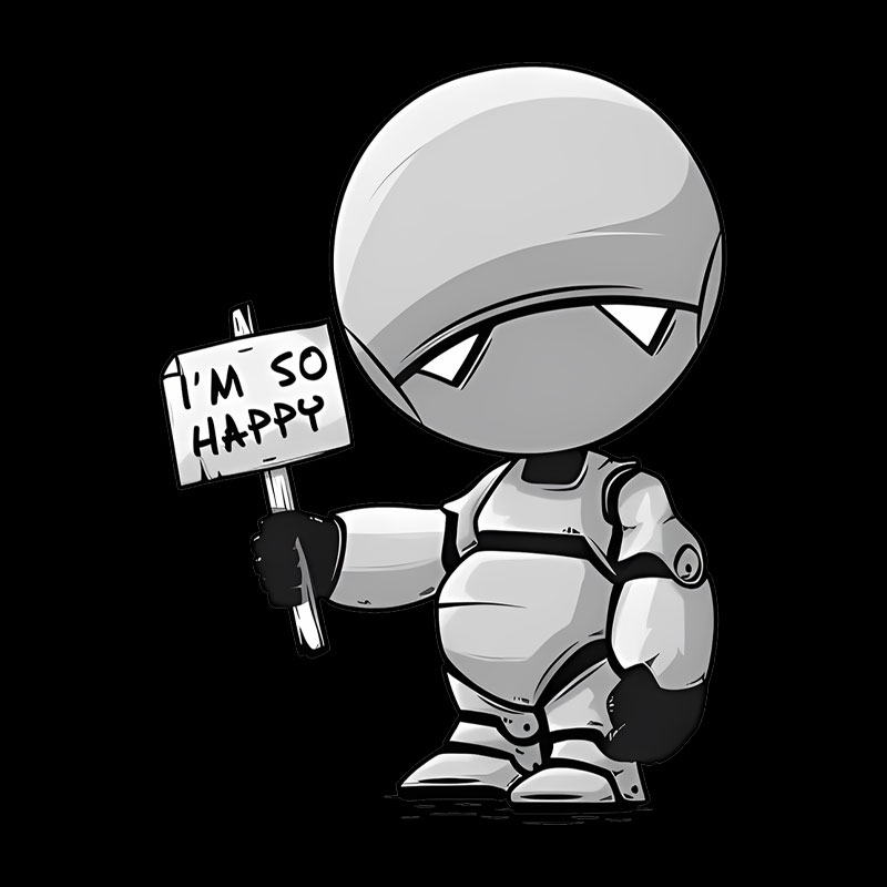 I'm So Happy Geek T-Shirt