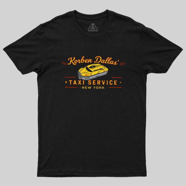 Futuristic Sky Cab Service Geek T-Shirt