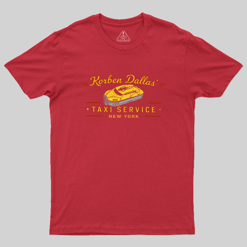 Futuristic Sky Cab Service Geek T-Shirt