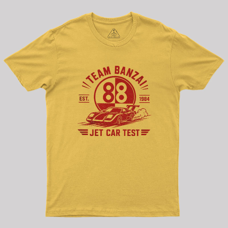 Jet Car Test Geek T-Shirt