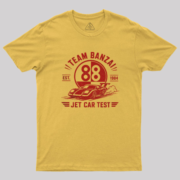 Jet Car Test Geek T-Shirt