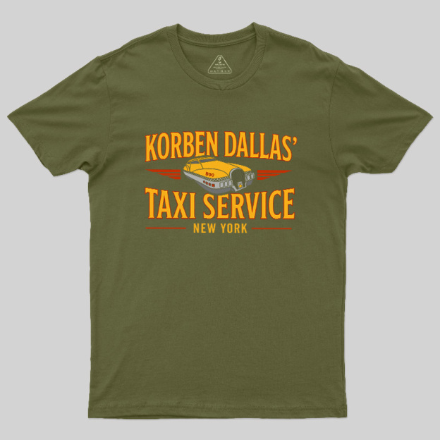 Korben Dallas' Taxi Service Geek T-Shirt