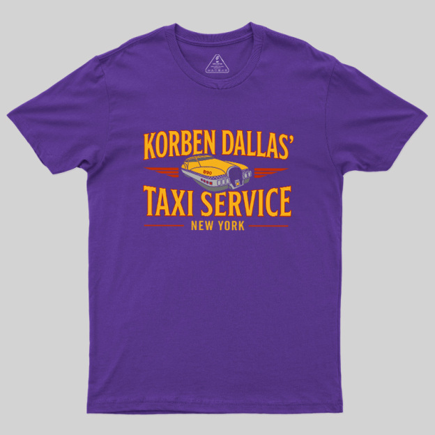 Korben Dallas' Taxi Service Geek T-Shirt