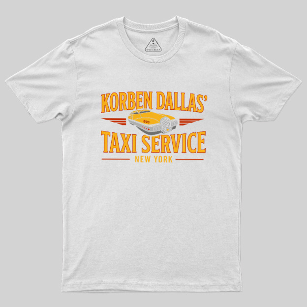 Korben Dallas' Taxi Service Geek T-Shirt