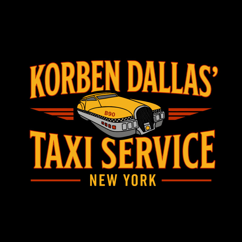 Korben Dallas' Taxi Service Geek T-Shirt