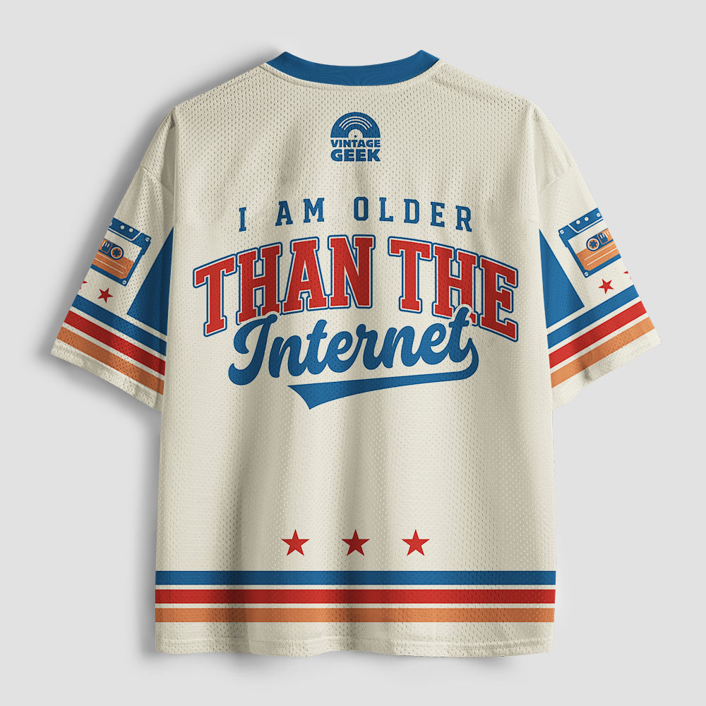 I Am Older Than The Internet Geek Mesh Jersey