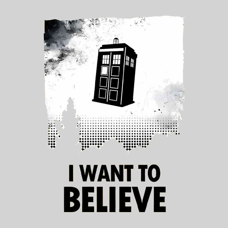 I Want To Believe Geek T-Shirt