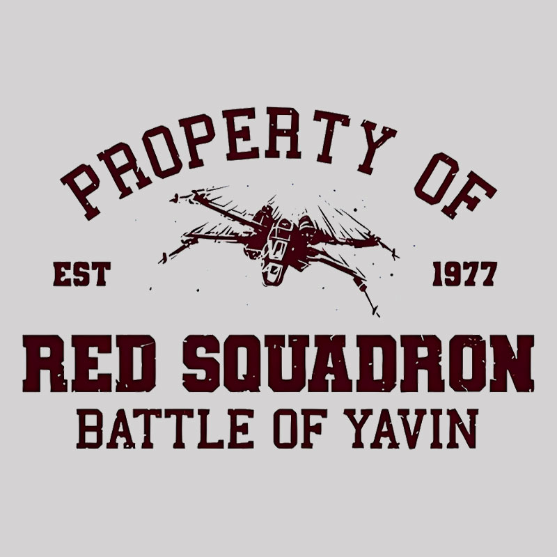 Property Of Red Squadron7 Geek T-Shirt