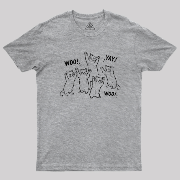 Celebratory cats Geek T-Shirt
