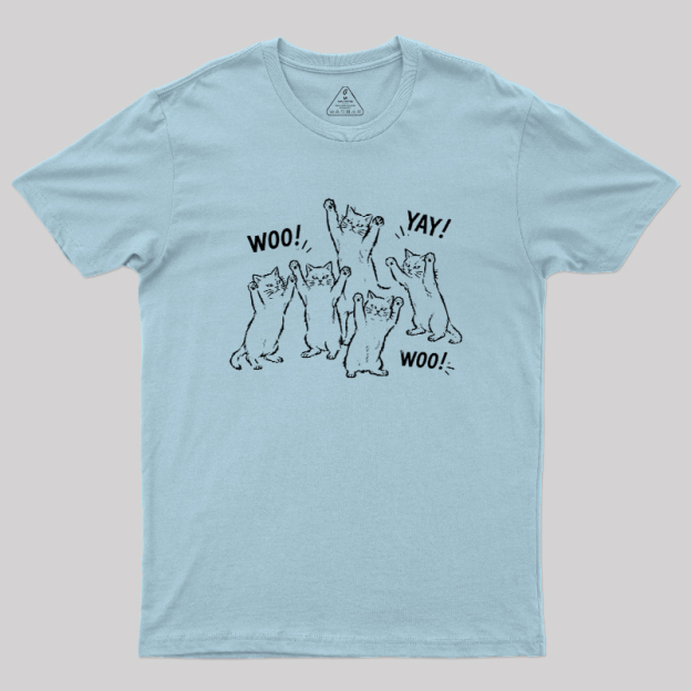 Celebratory cats Geek T-Shirt