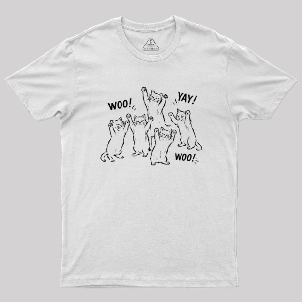Celebratory cats Geek T-Shirt