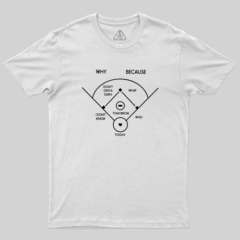 Who Is on First Geek T-Shirt