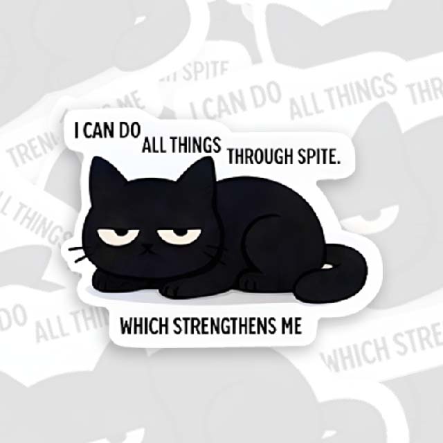 I Can Do All Things Through Christ Which Strengtheneth Me Geek Sticker