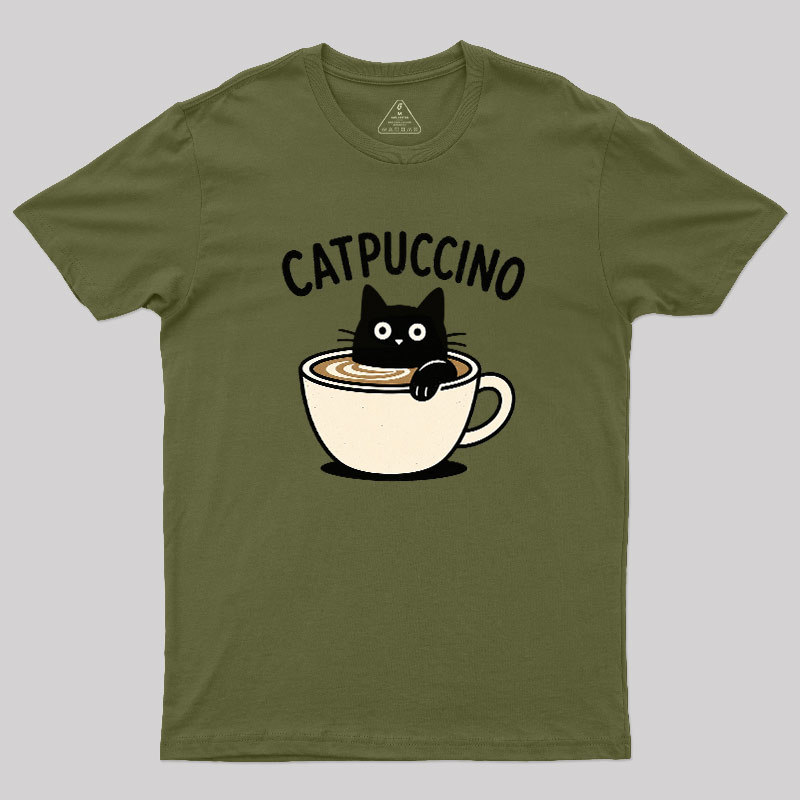 Catpuccino Geek T-Shirt