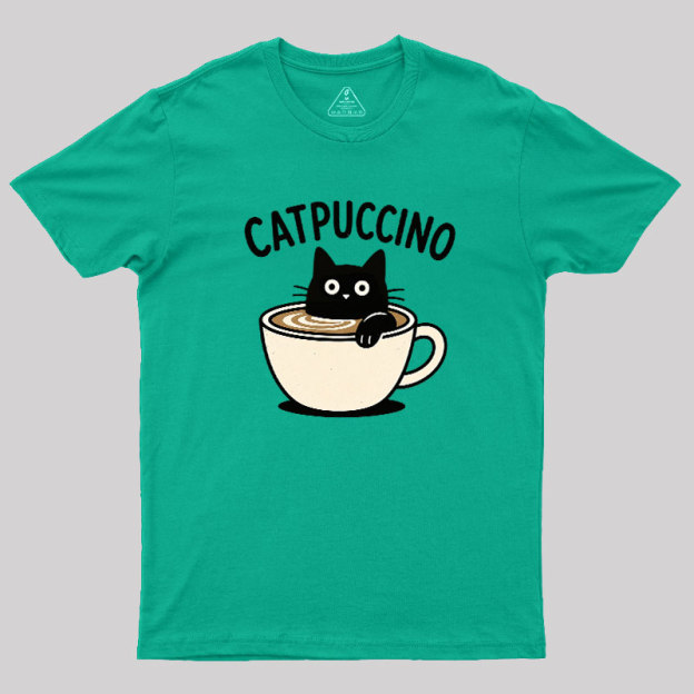 Catpuccino Geek T-Shirt