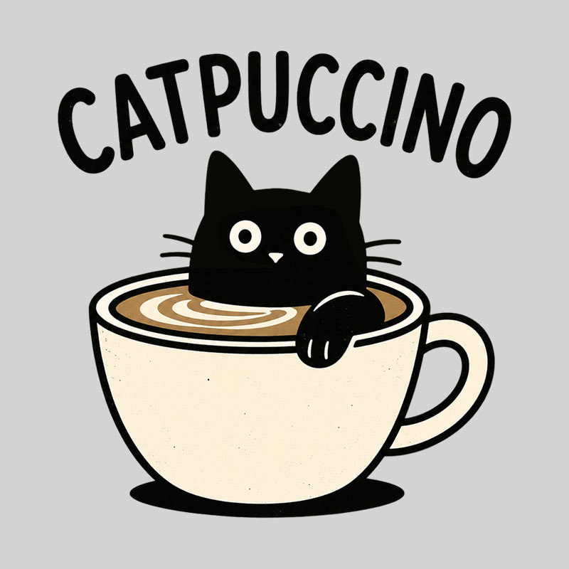 Catpuccino Geek T-Shirt
