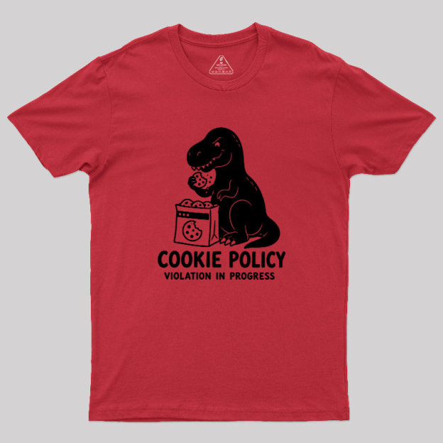 Cookie Policy Geek T-Shirt