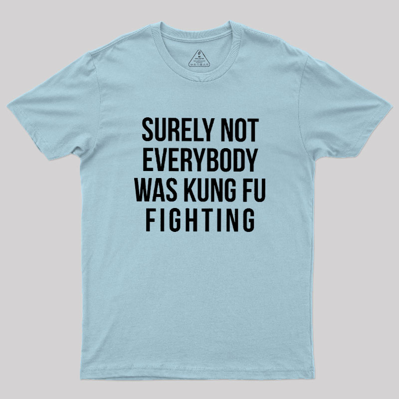Surely Not Everybody Was Kung Fu Fighting Geek T-Shirt