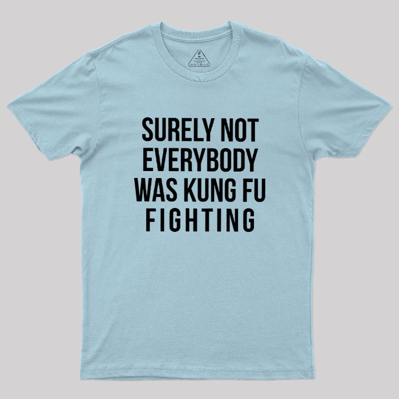 Surely Not Everybody Was Kung Fu Fighting Geek T-Shirt