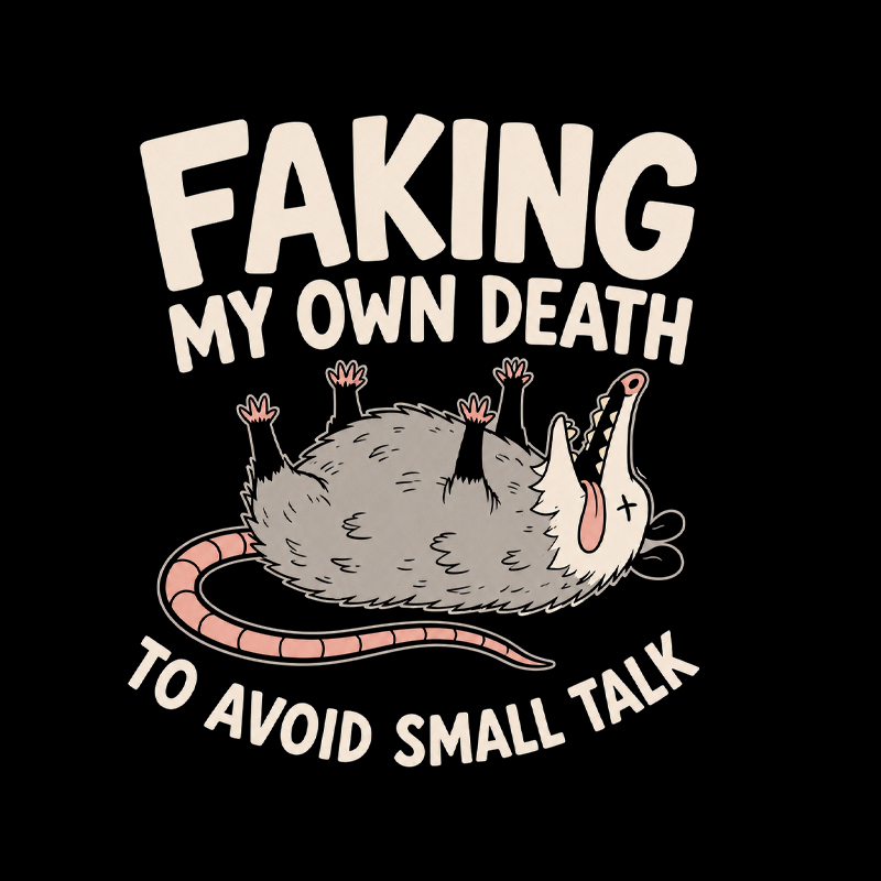 Faking My Own Death Geek T-Shirt