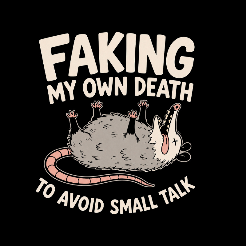 Faking My Own Death Geek T-Shirt
