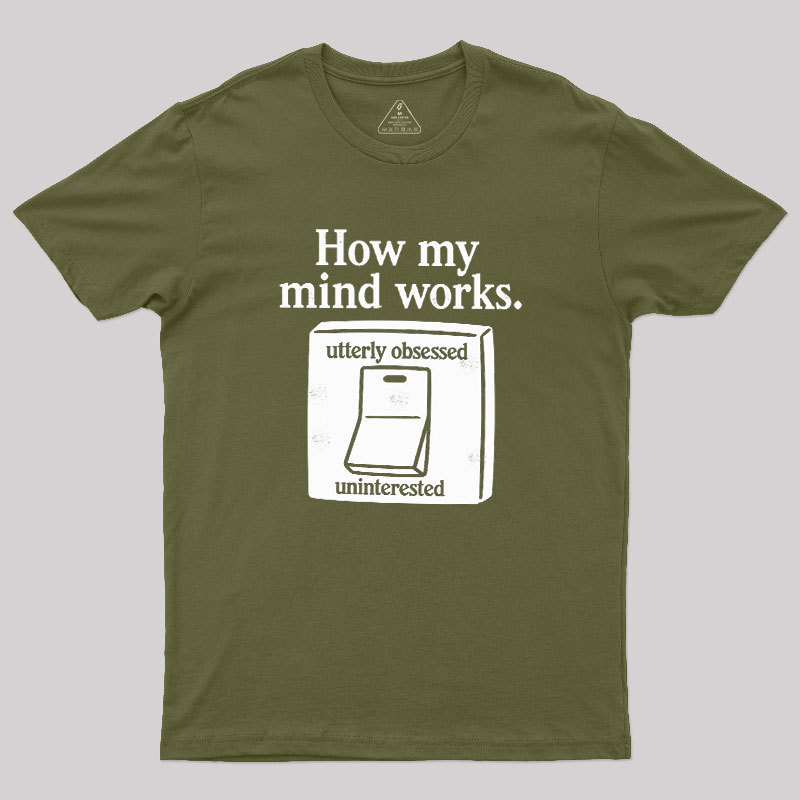 How My Mind Works Geek T-Shirt