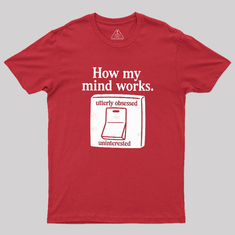 How My Mind Works Geek T-Shirt