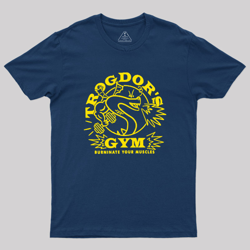 Dragon's Gym Burninate Your Muscles Geek T-Shirt