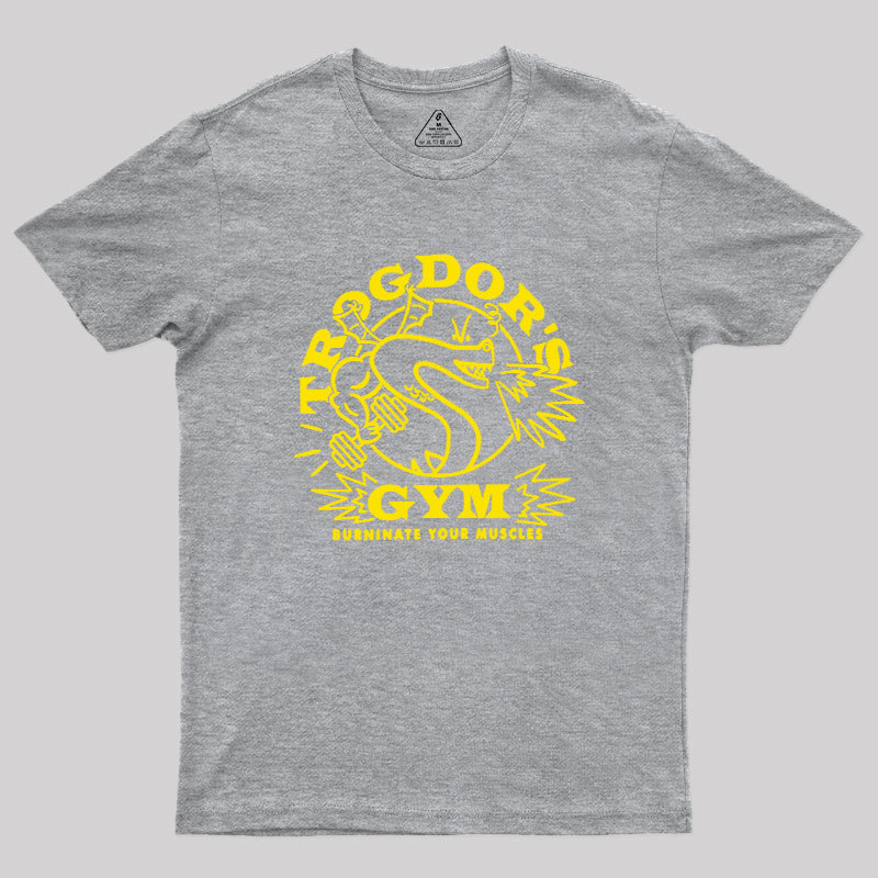 Dragon's Gym Burninate Your Muscles Geek T-Shirt