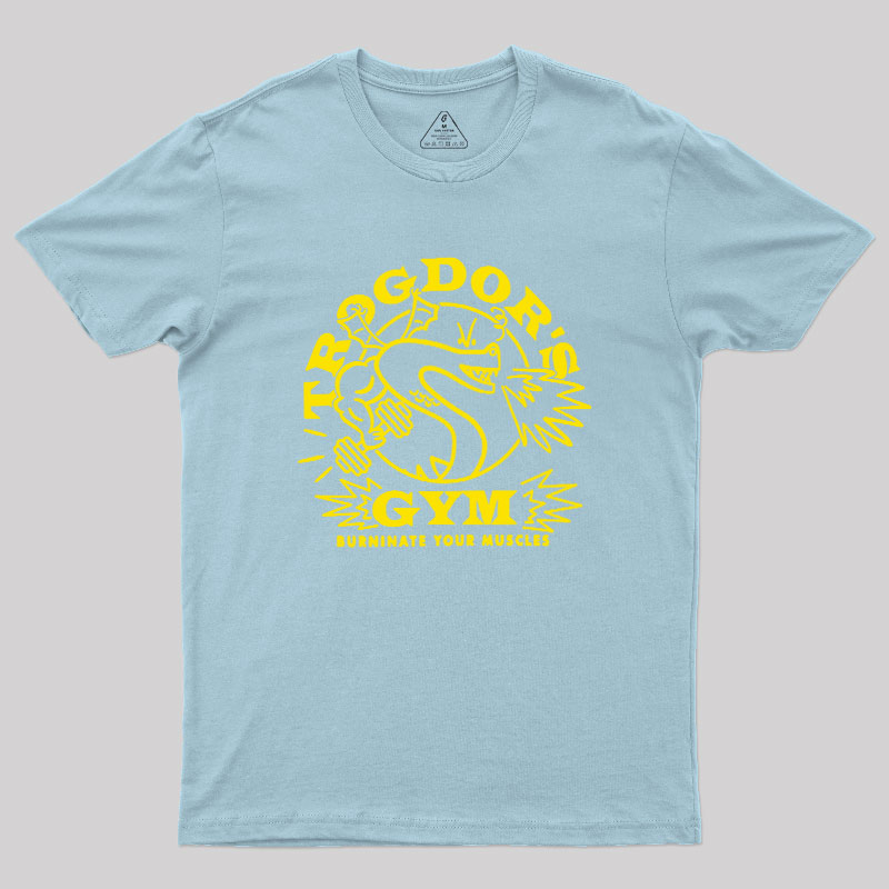Dragon's Gym Burninate Your Muscles Geek T-Shirt