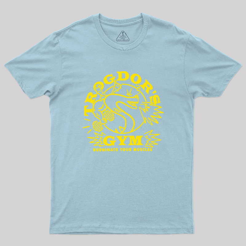 Dragon's Gym Burninate Your Muscles Geek T-Shirt