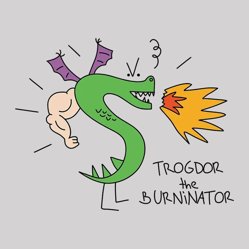 One Arm Dragon Geek T-Shirt