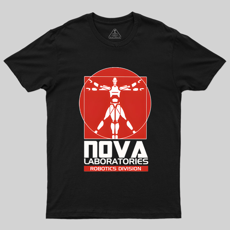 Industrial Synthetic Form Badge Geek T-Shirt