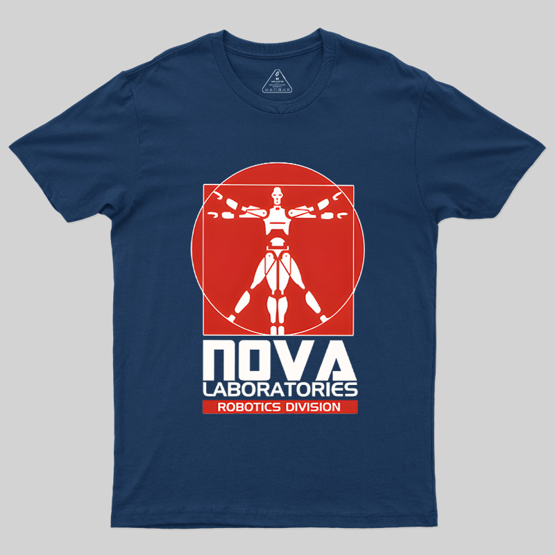 Industrial Synthetic Form Badge Geek T-Shirt