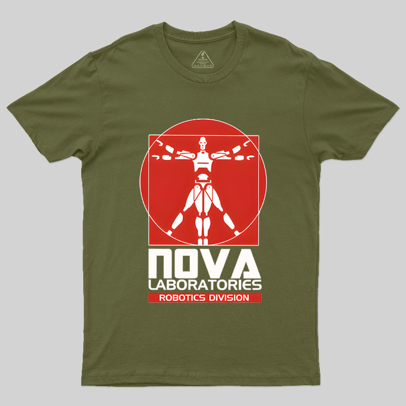 Industrial Synthetic Form Badge Geek T-Shirt