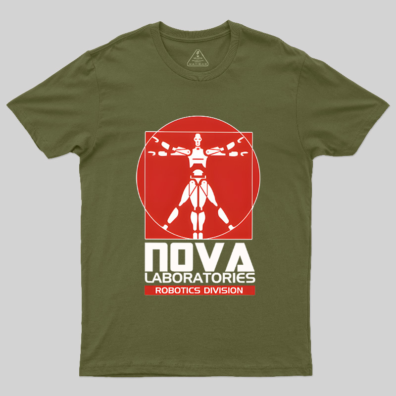 Industrial Synthetic Form Badge Geek T-Shirt