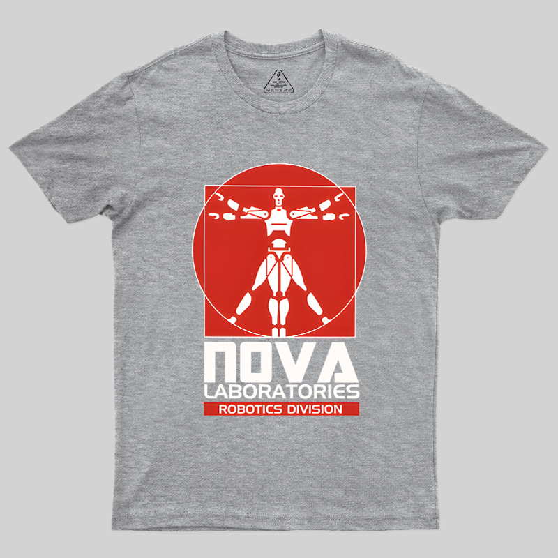 Industrial Synthetic Form Badge Geek T-Shirt