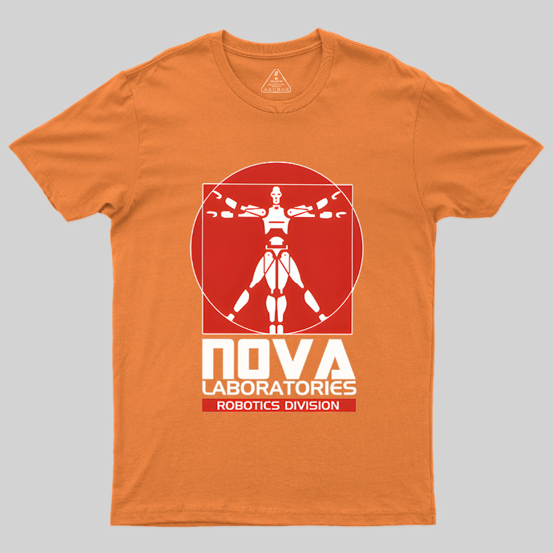 Industrial Synthetic Form Badge Geek T-Shirt