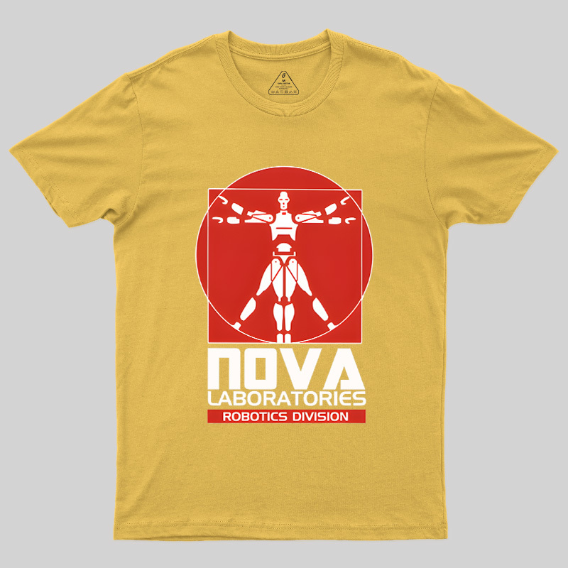 Industrial Synthetic Form Badge Geek T-Shirt