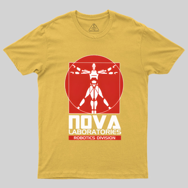 Industrial Synthetic Form Badge Geek T-Shirt