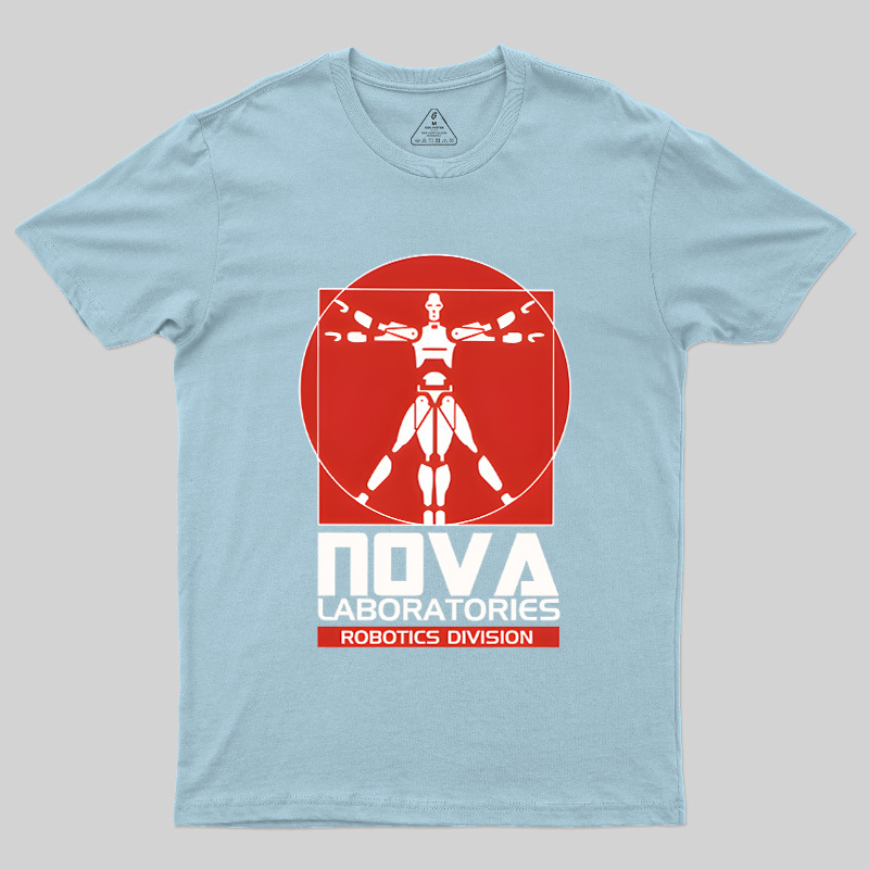 Industrial Synthetic Form Badge Geek T-Shirt