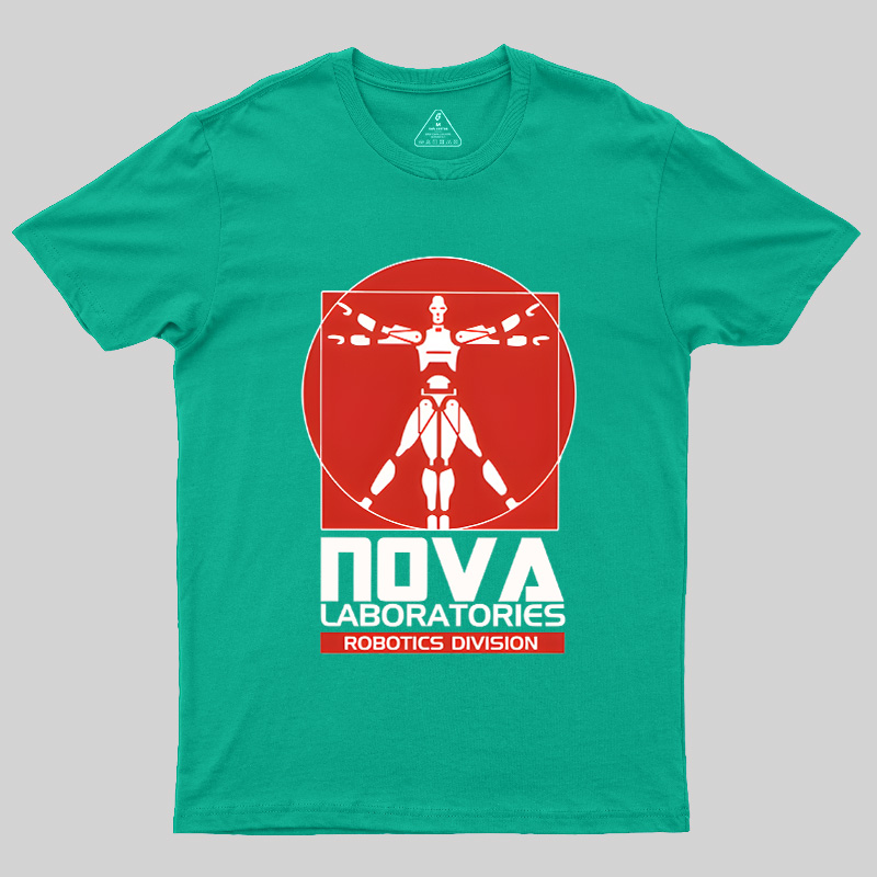 Industrial Synthetic Form Badge Geek T-Shirt