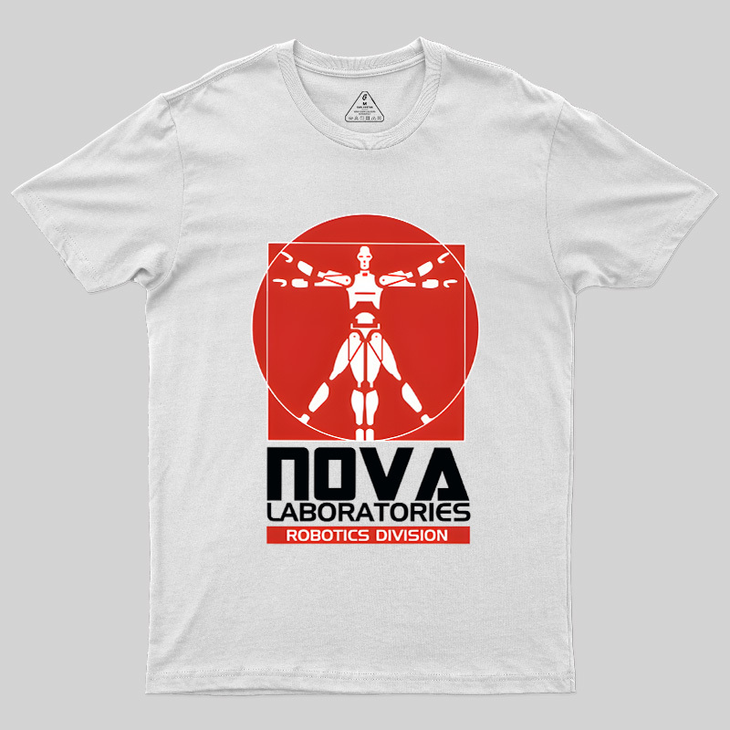 Industrial Synthetic Form Badge Geek T-Shirt