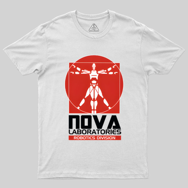 Industrial Synthetic Form Badge Geek T-Shirt