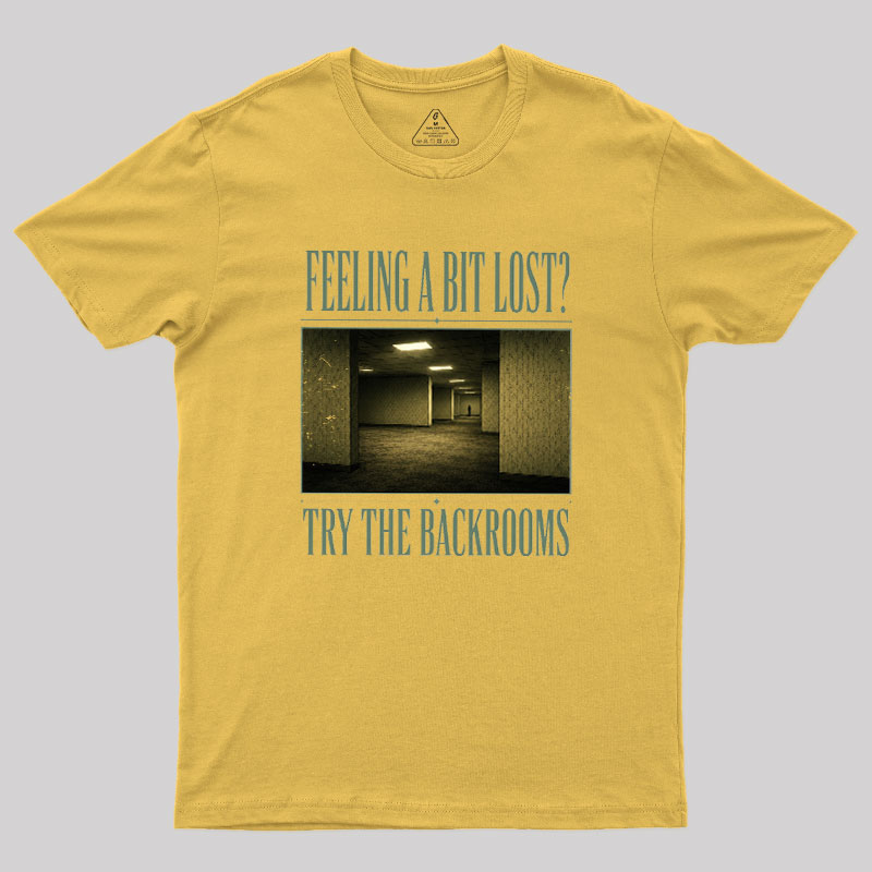 Feeling Lost in the Backrooms Geek T-Shirt