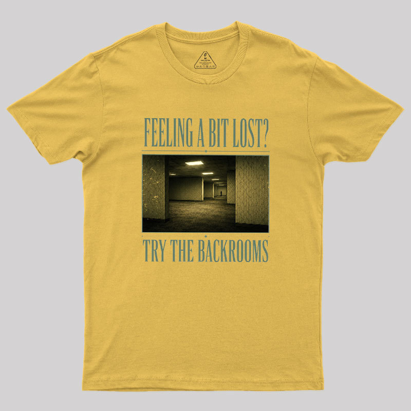 Feeling Lost in the Backrooms Geek T-Shirt