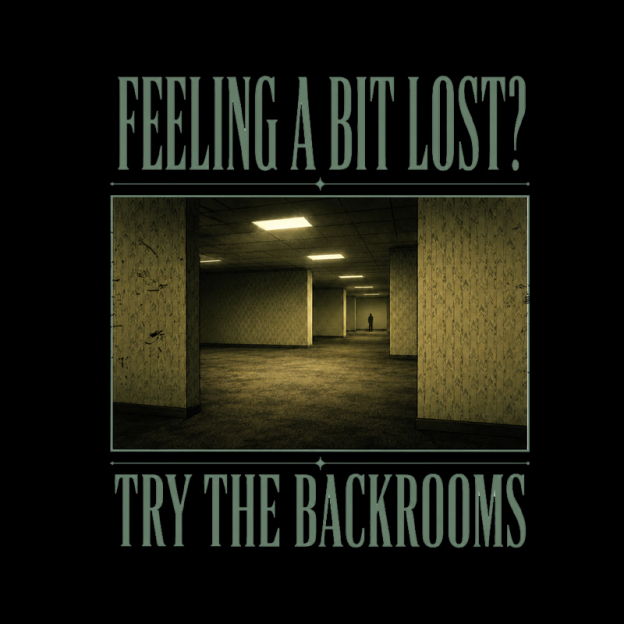Feeling Lost in the Backrooms Geek T-Shirt