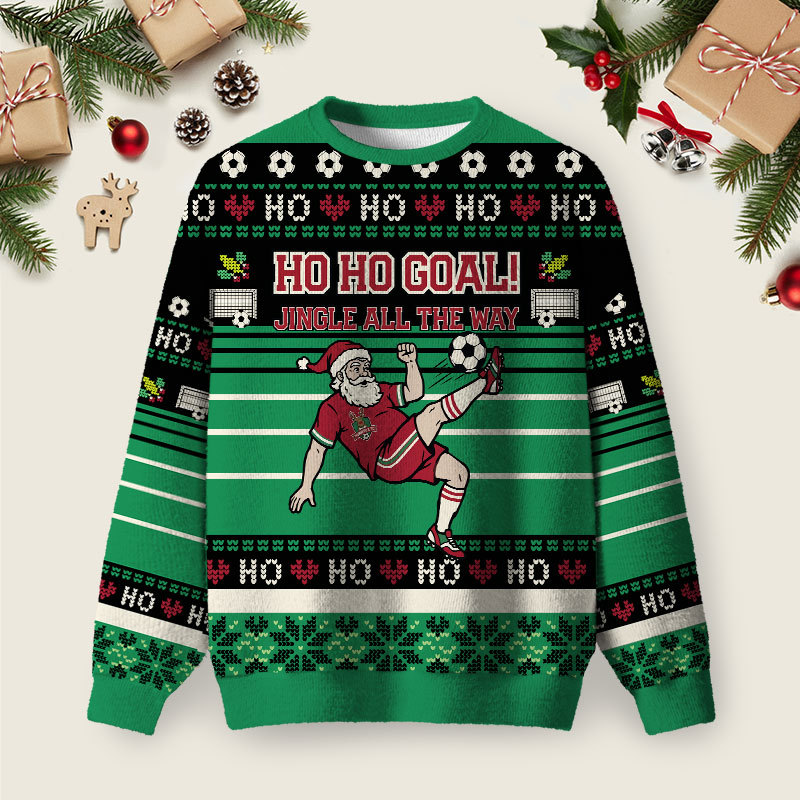 Geeksoutfit National Anti-Caroling Club Ugly Christmas Fuzzy Fleece Sweatshirt for Sale