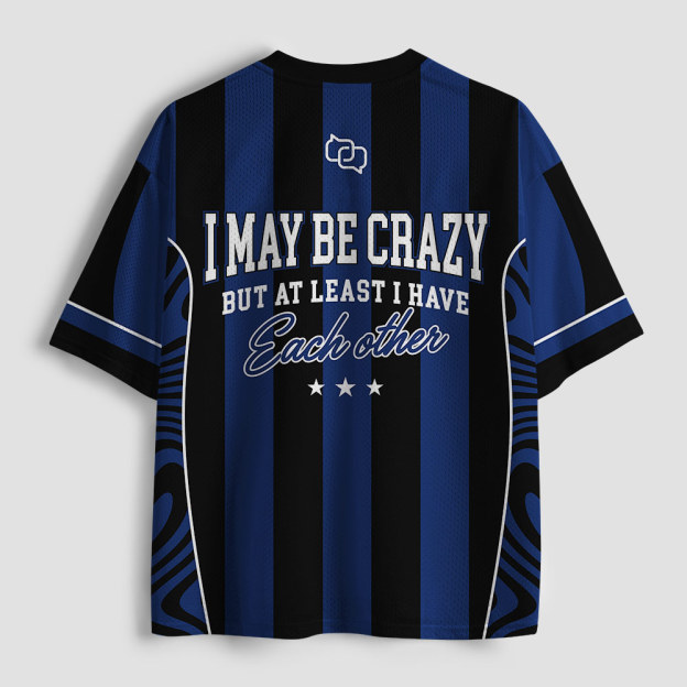 I May Be Crazy Geek Mesh Jersey
