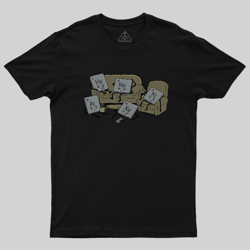 Funny Noble Gases Geek T-Shirt